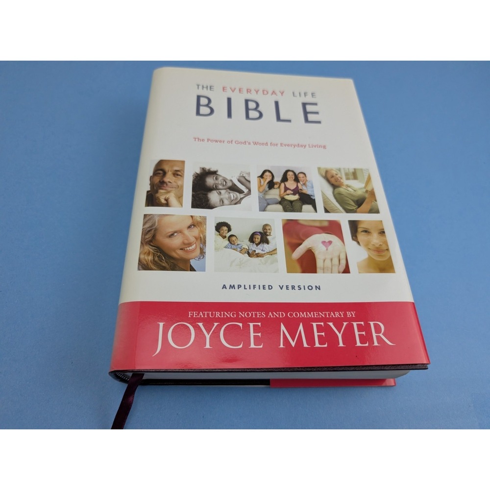 Everyday Life Bible Amplified Version Joyce Meyer Hardcover FaithWords 2006